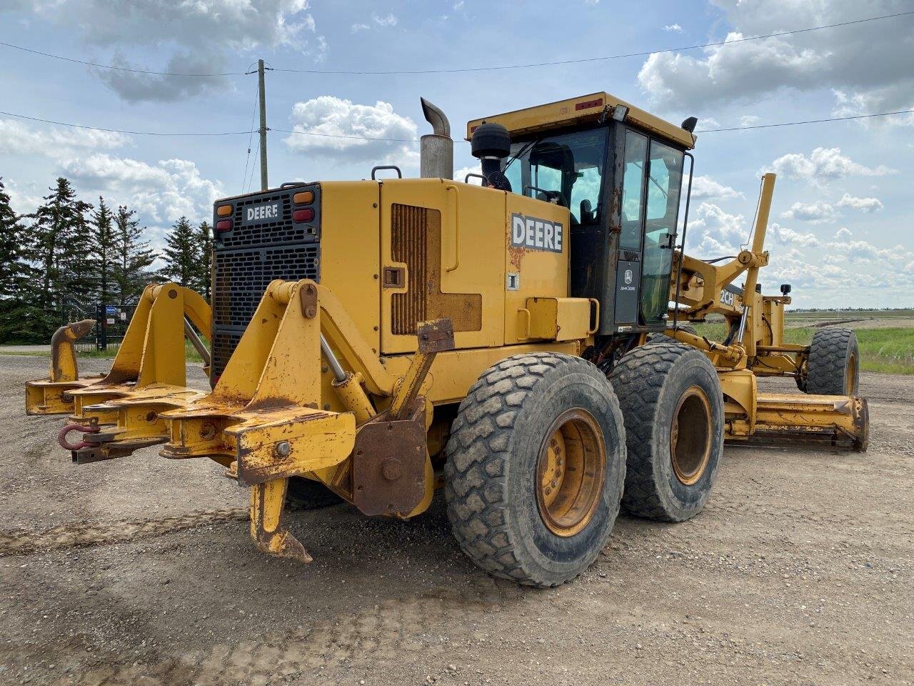 2003 Deere 772CH II Motor Grader 6WD with 12ft Snow Wing #8748 BP