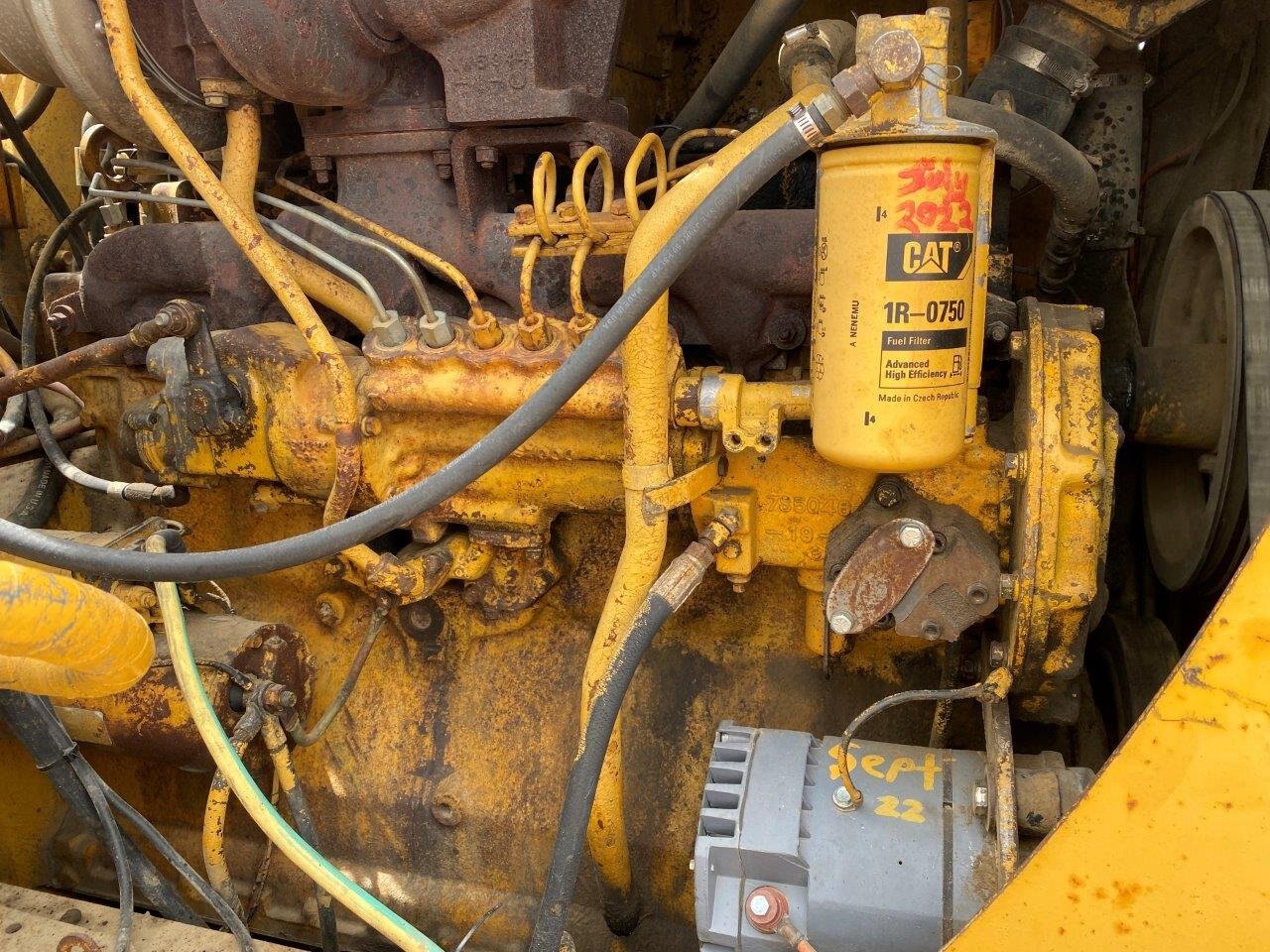 1984 CATERPILLAR 627B Motor Scraper #8699 BP