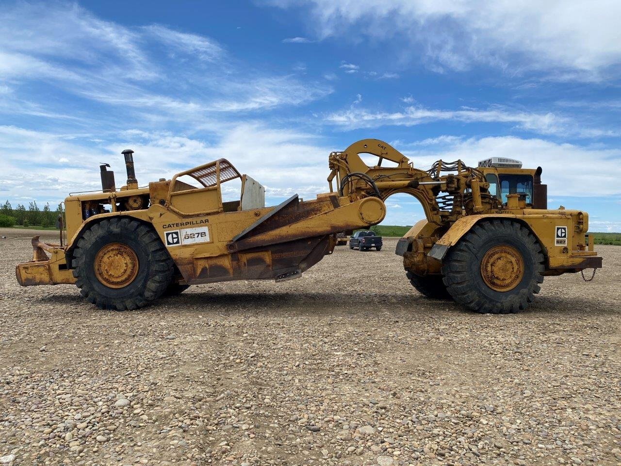 1984 CATERPILLAR 627B Motor Scraper #8699 BP