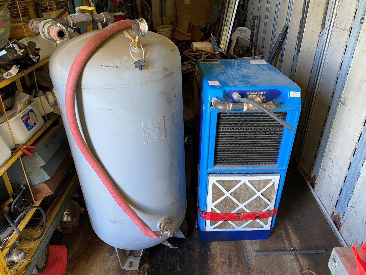 2004 Comp Air Hydrovane 707PUAS Rotary Vane Type Air Compressor #8656 BP