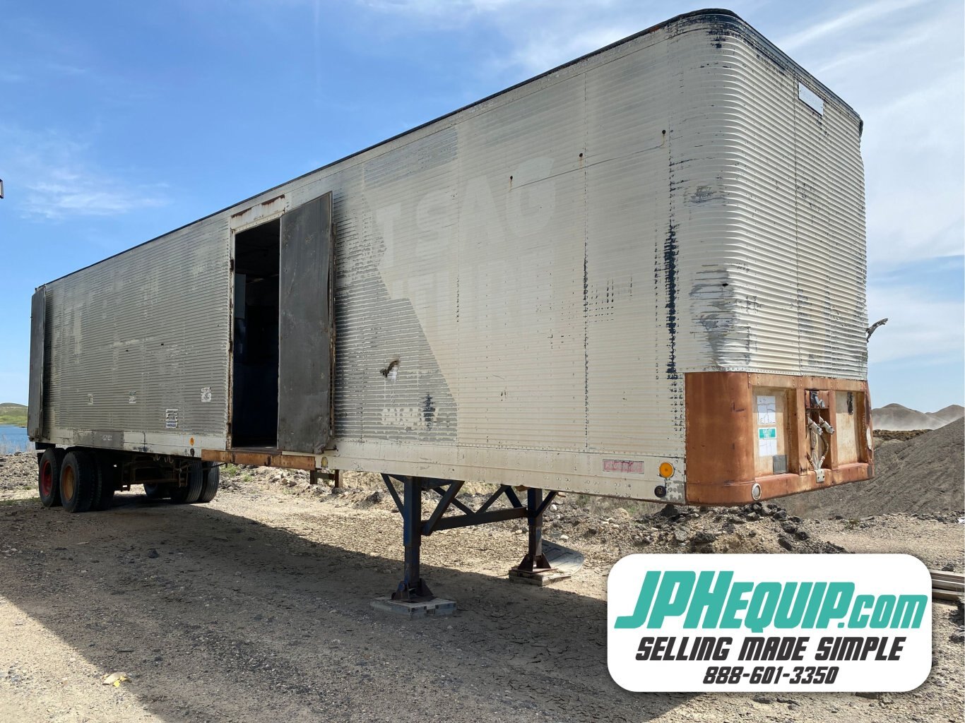 2002 Newage 300 kW Generator on Fruehauf Trailer #8632 BP