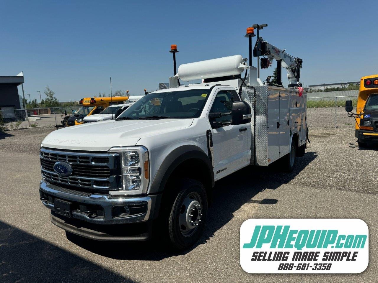 2023 Ford F550 XLT 4x4 Crew Cab Service Truck #8828 JP