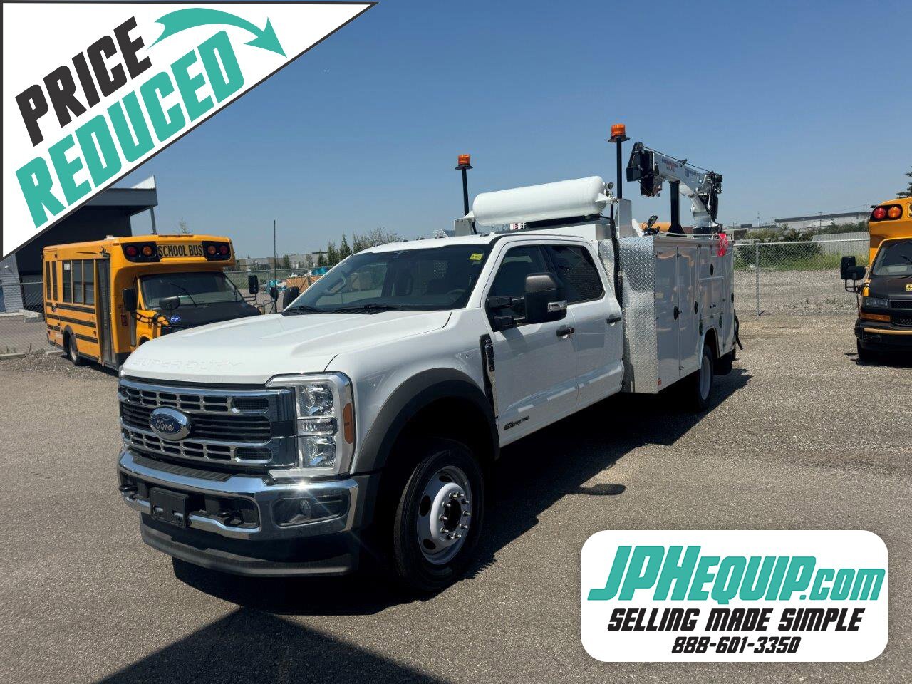 2023 Ford F550 XLT 4x4 Crew Cab Service Truck #8829 JP