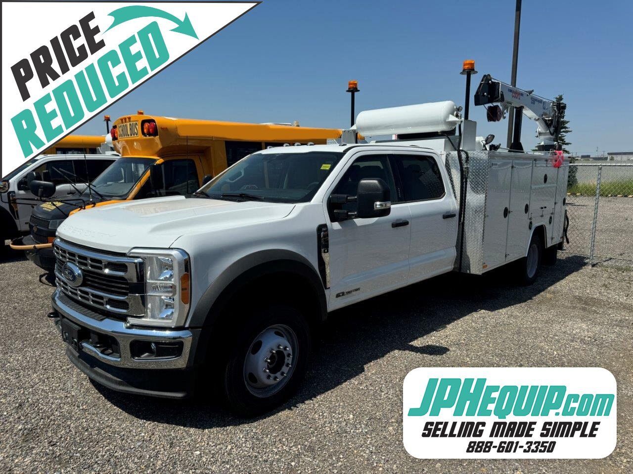 2023 Ford F550 XLT 4x4 Crew Cab Service Truck #8830 JP