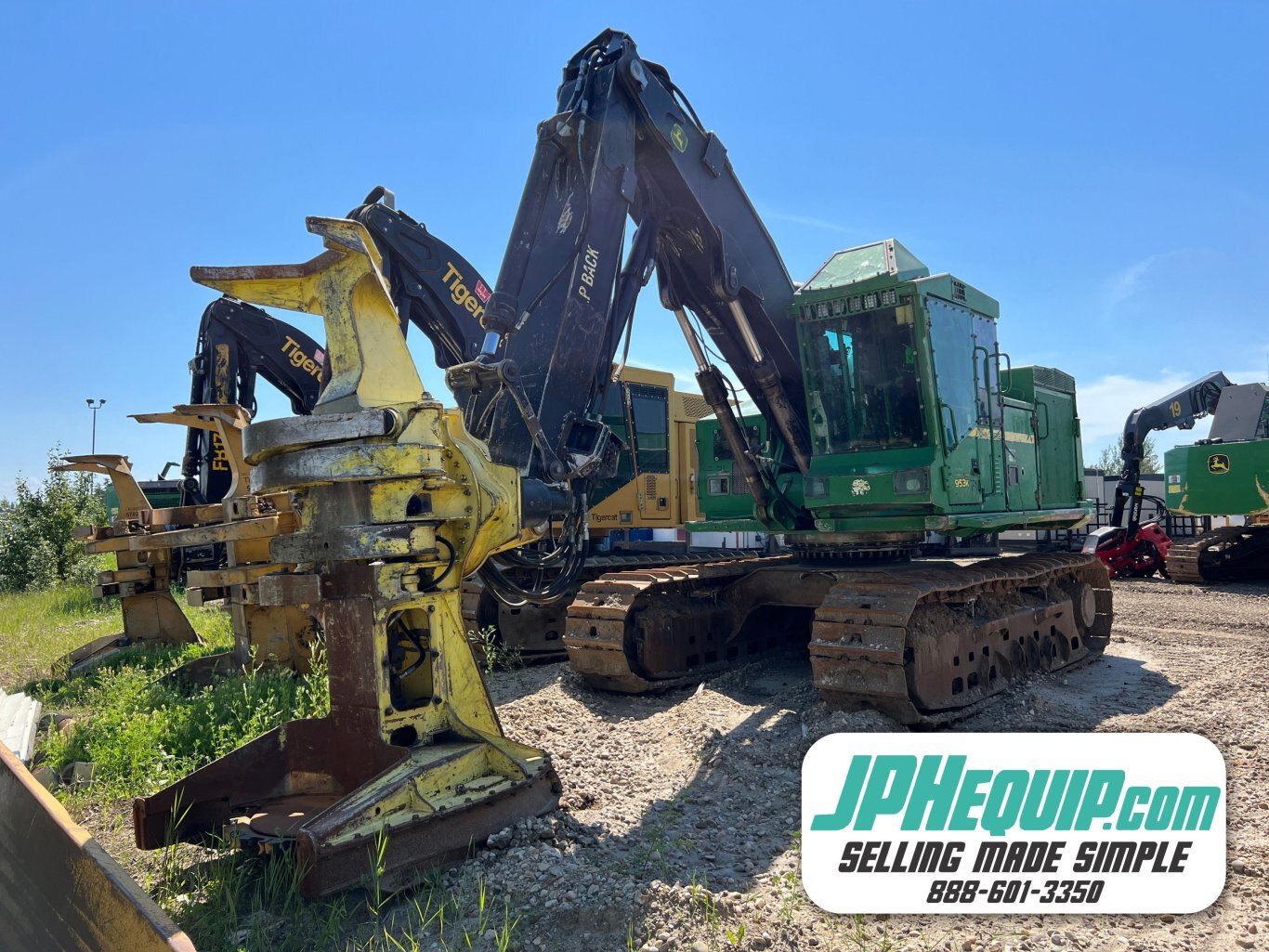 2011 John Deere 953K Feller Buncher with NEW Engine and Pumps #8809 JF