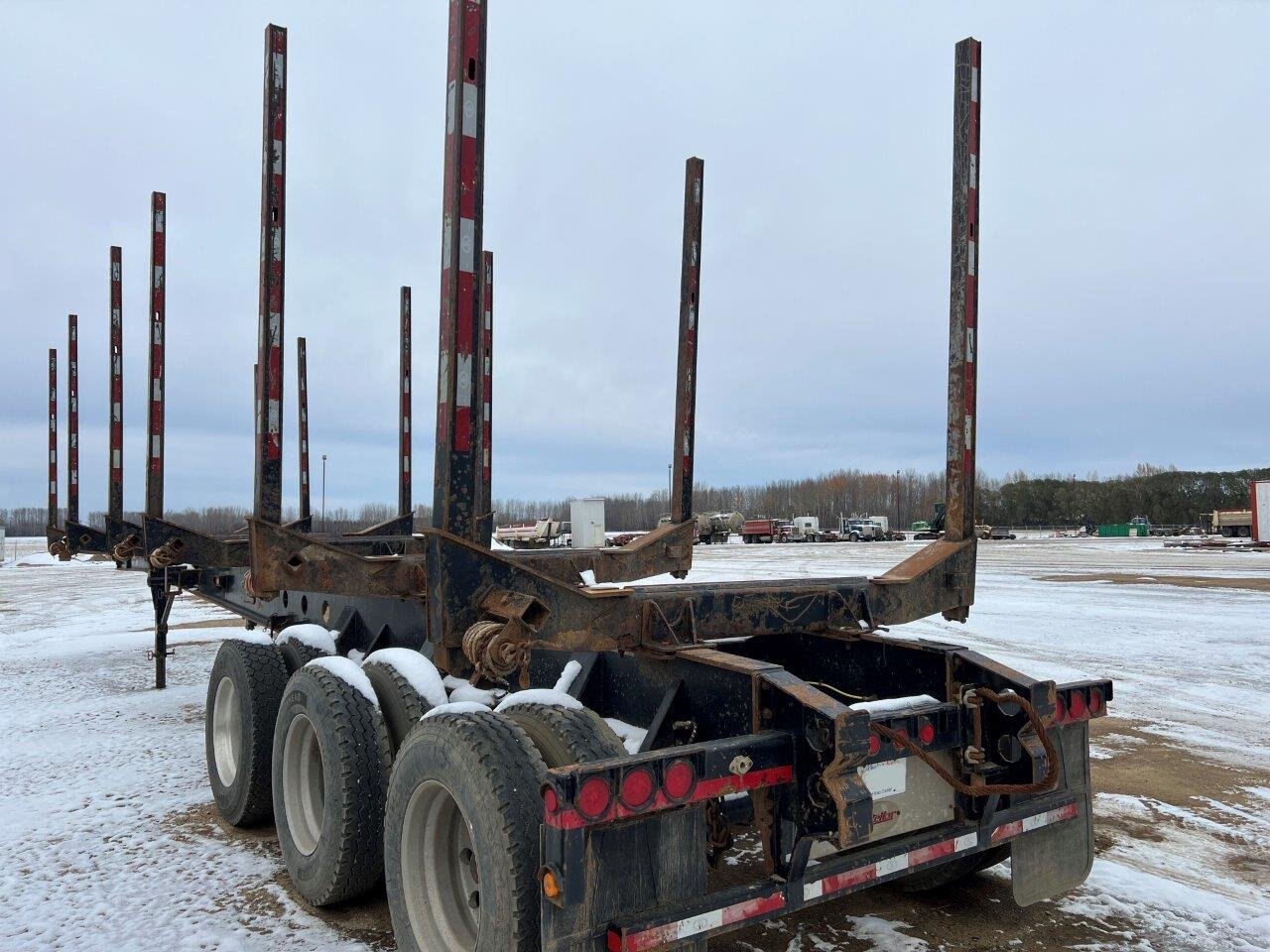 2016 Stellar Tridem Axle Logger Hayrack Trailer #8813 JF