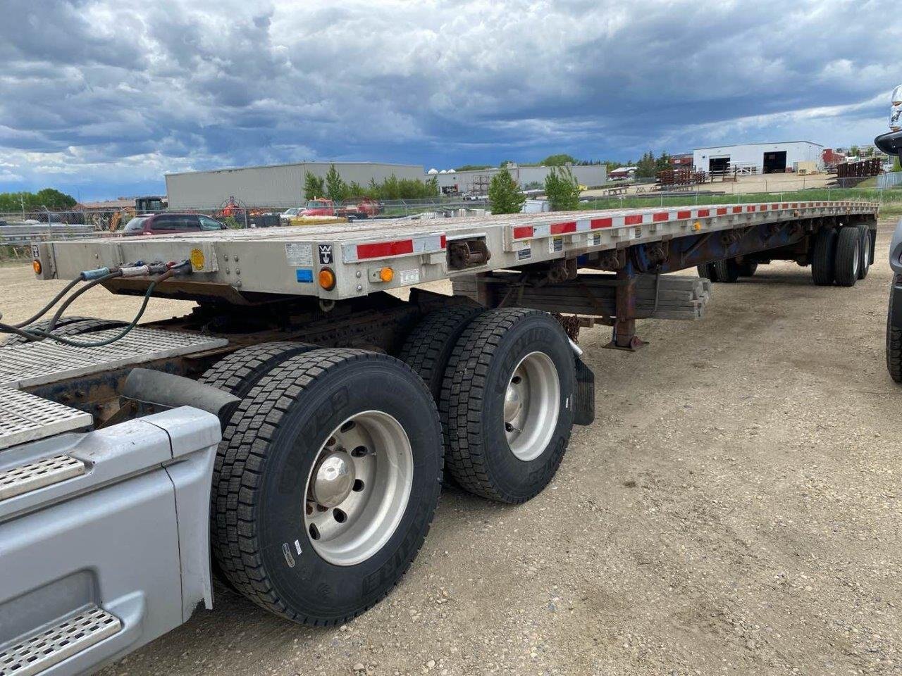 2006 Wilson Trailer 48 Flat Bed Trailer #8704 AS