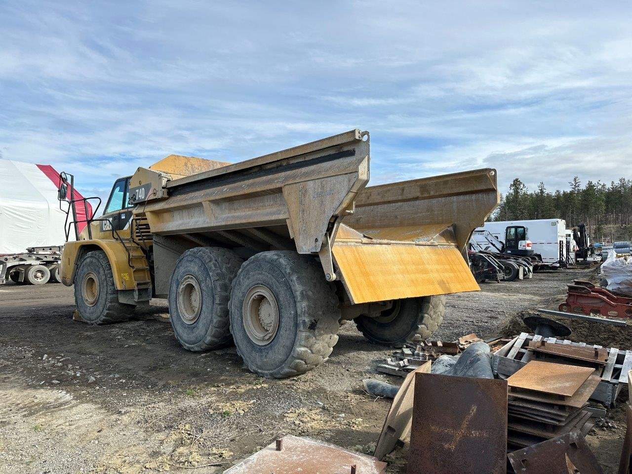 2011 CAT 740EJ Ejector Rock Truck #7151 JP