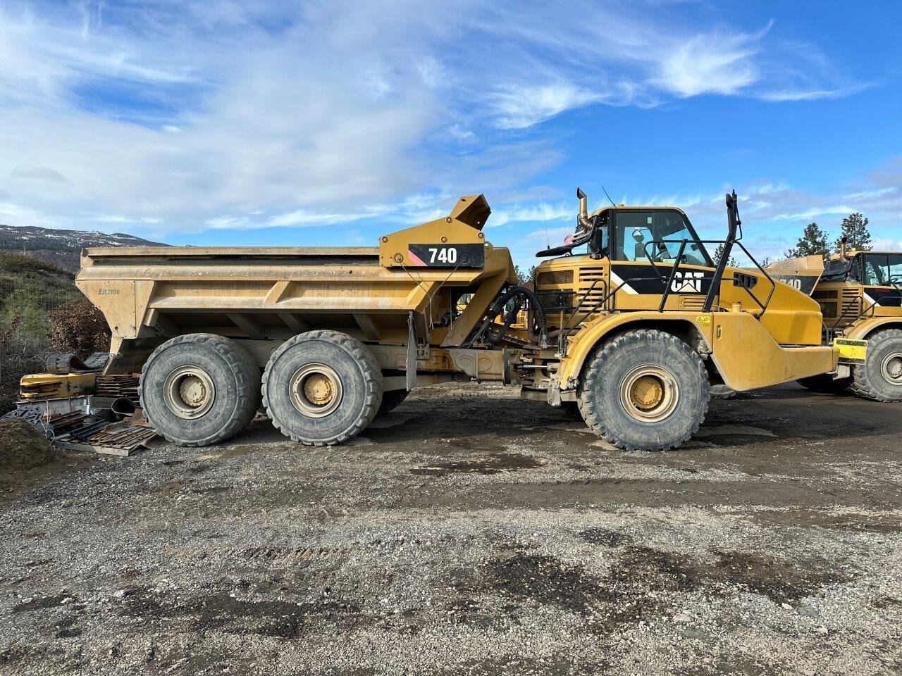 2011 CAT 740EJ Ejector Rock Truck #7151 JP