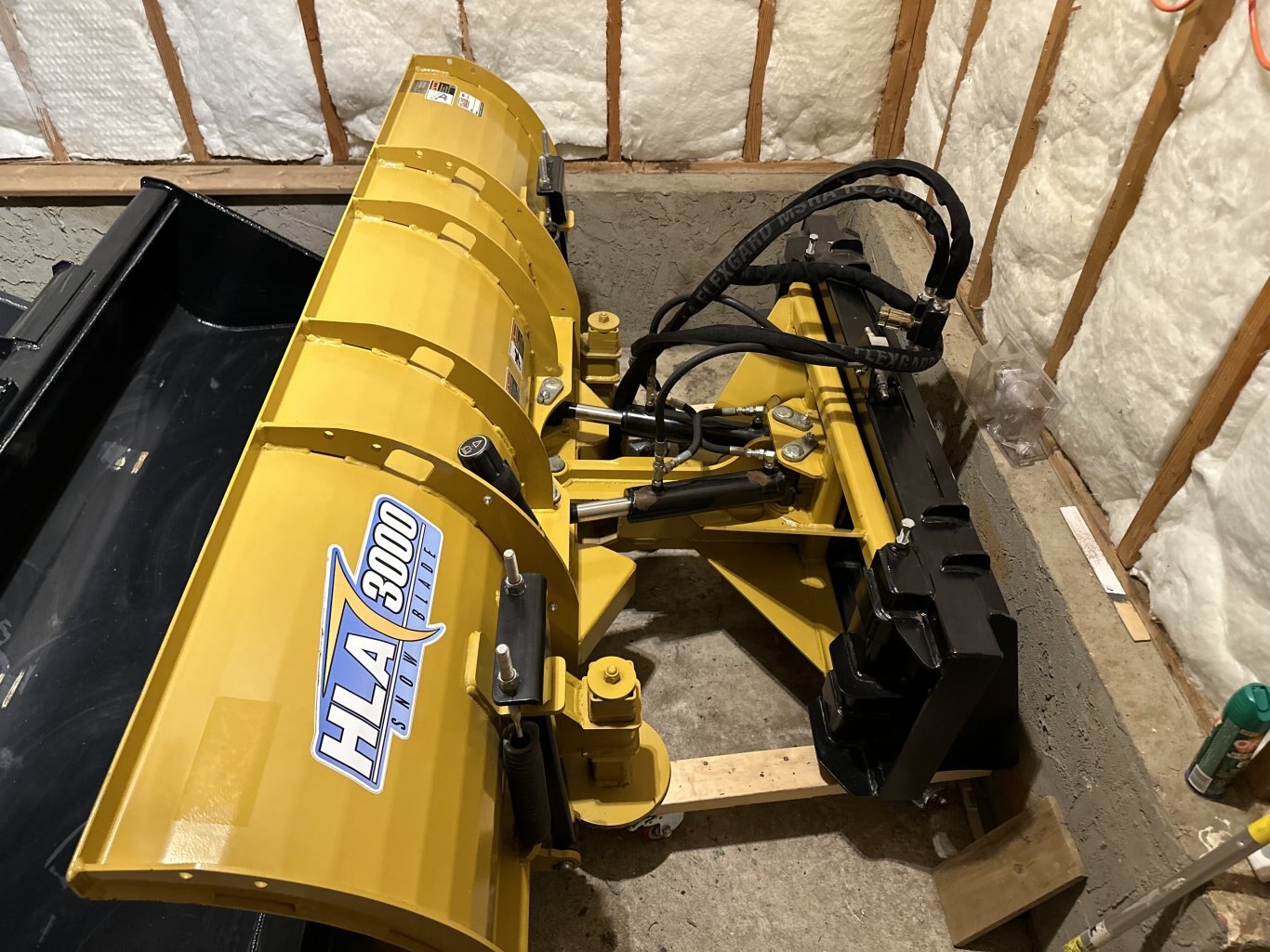 2019 HLA 3000 Series Snow Blade Skid Steer Attachment #8754 JA