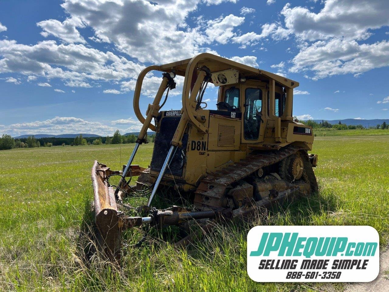 1989 CAT D8N Dozer with Ripper and NEW Undercarriage #8772 JF