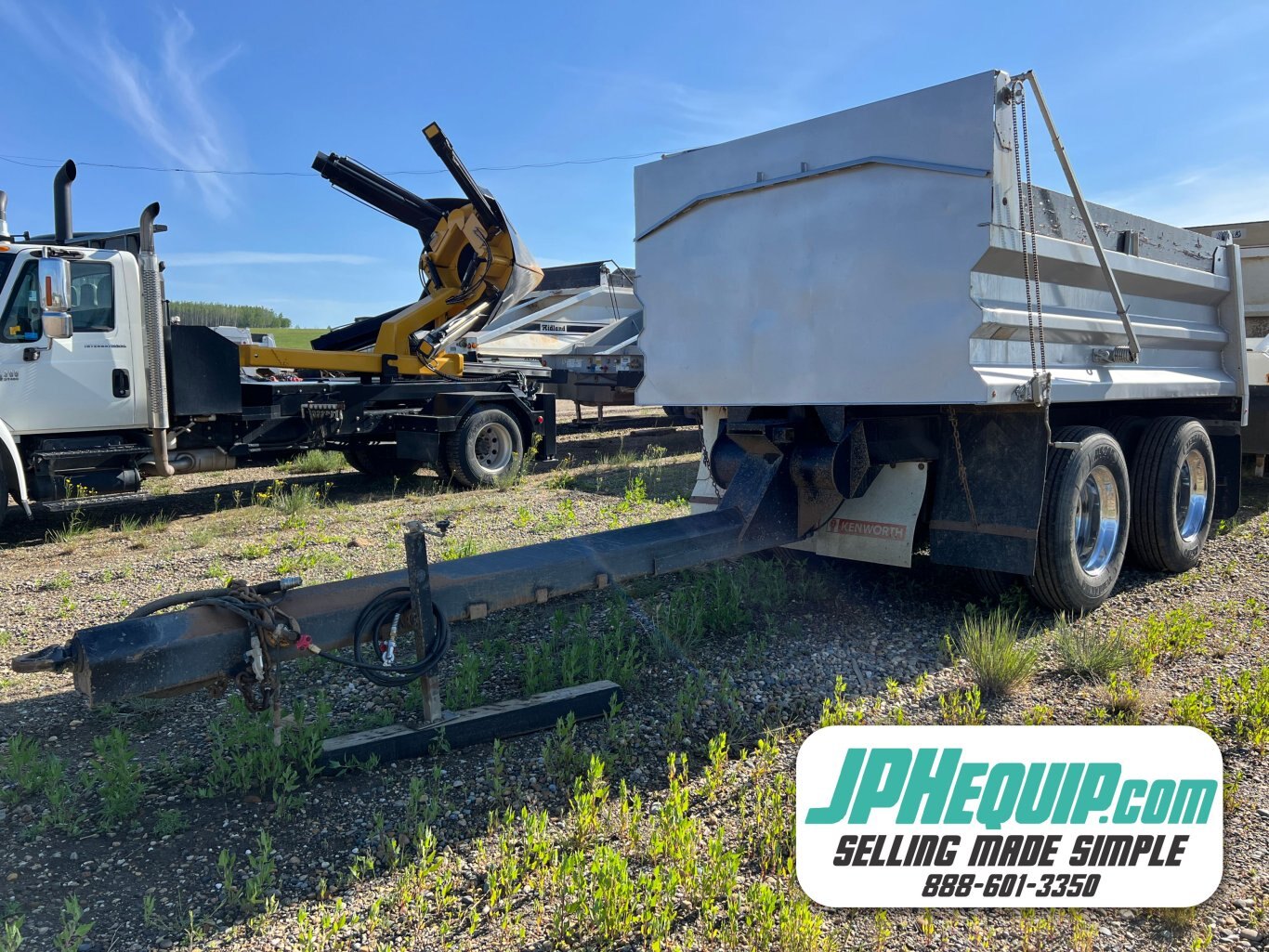 2002 Tri Line Tandem Gravel Pup Trailer #8761 JF