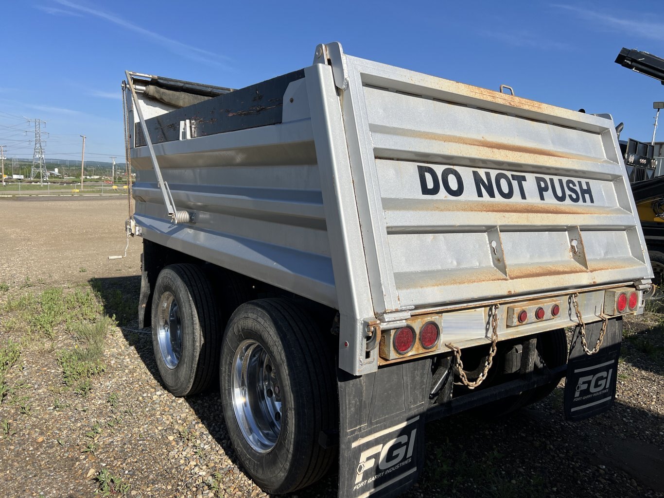 2002 Tri Line Tandem Gravel Pup Trailer #8761 JF