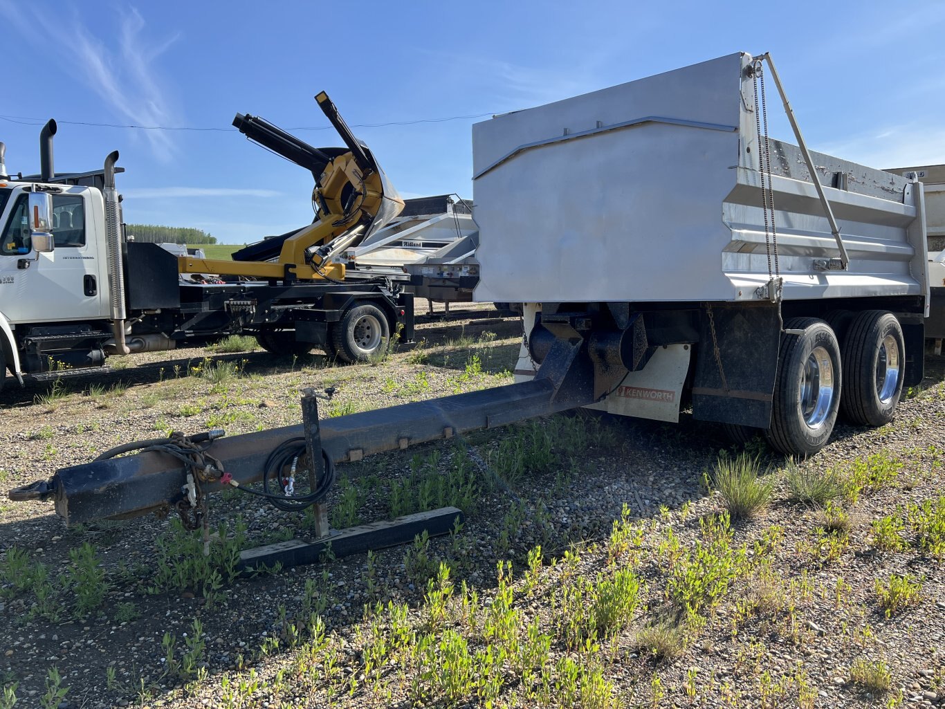 2002 Tri Line Tandem Gravel Pup Trailer #8761 JF