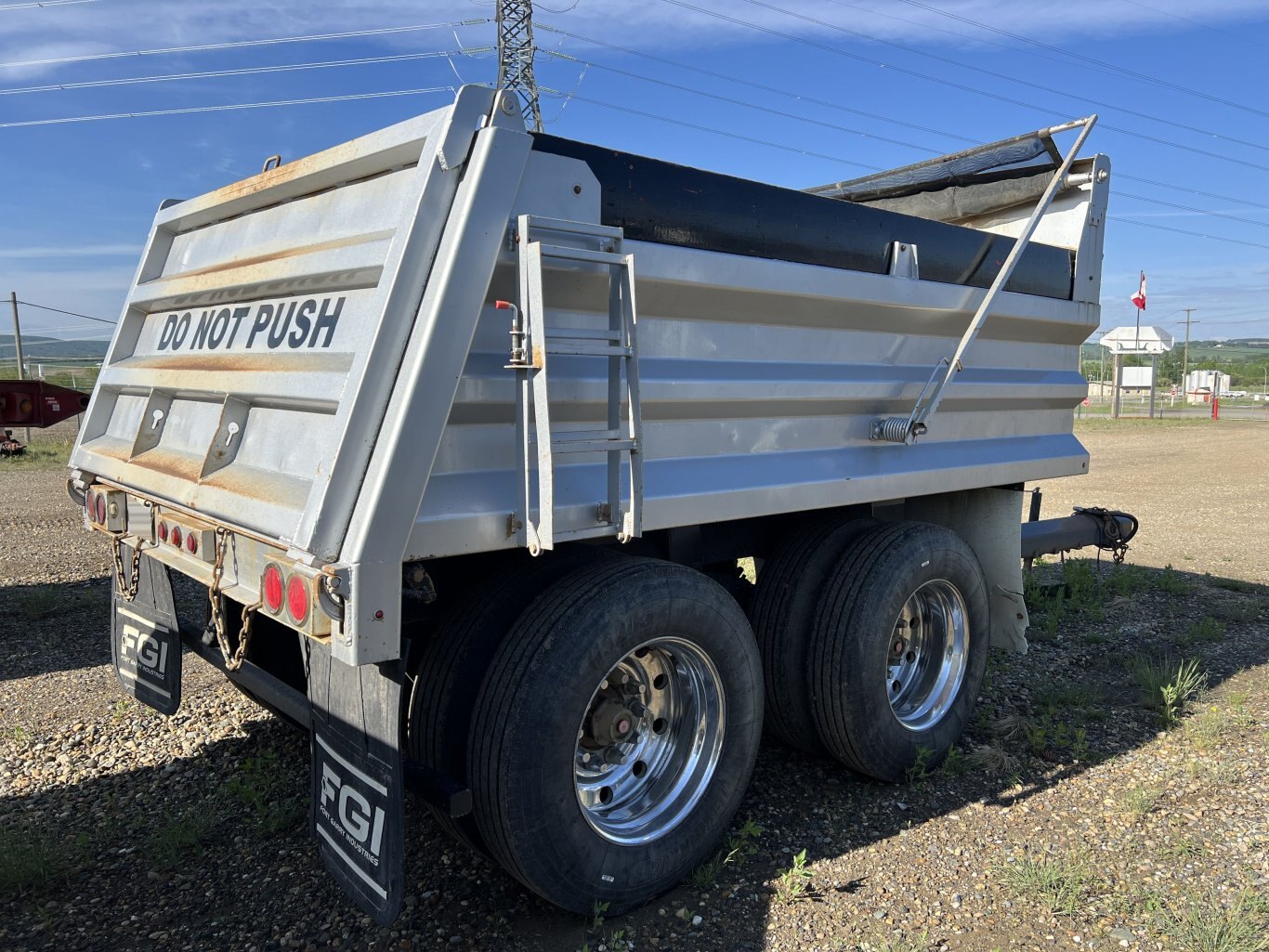 2002 Tri Line Tandem Gravel Pup Trailer #8761 JF