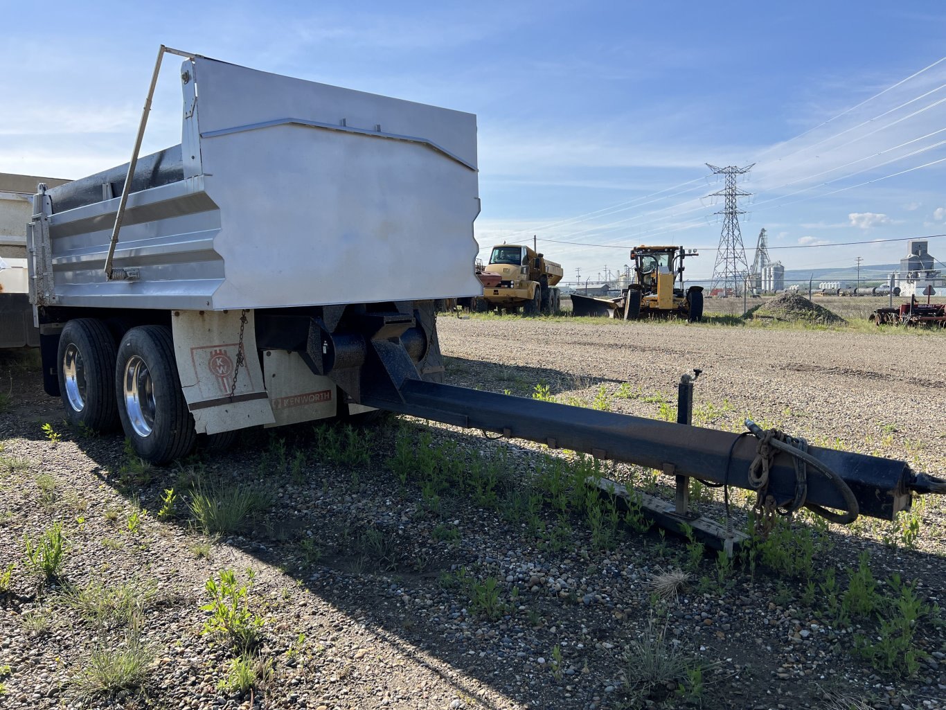 2002 Tri Line Tandem Gravel Pup Trailer #8761 JF