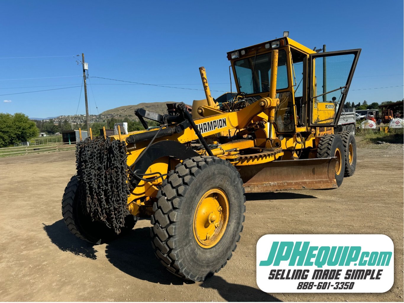 1986 Champion 730 Motor Grader #8750 JP