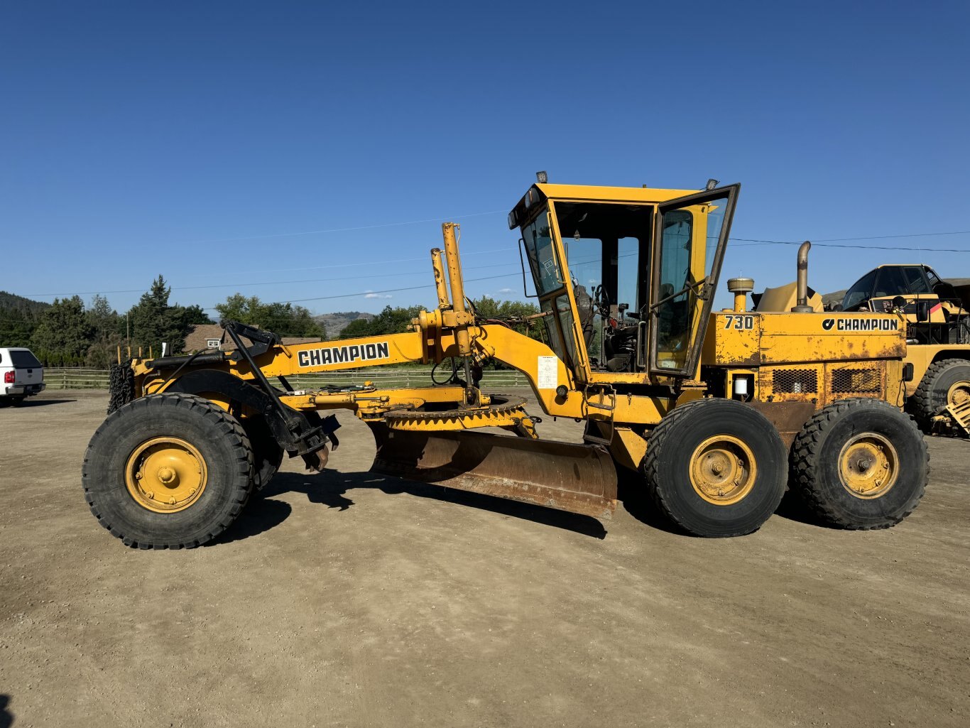 1986 Champion 730 Motor Grader #8750 JP