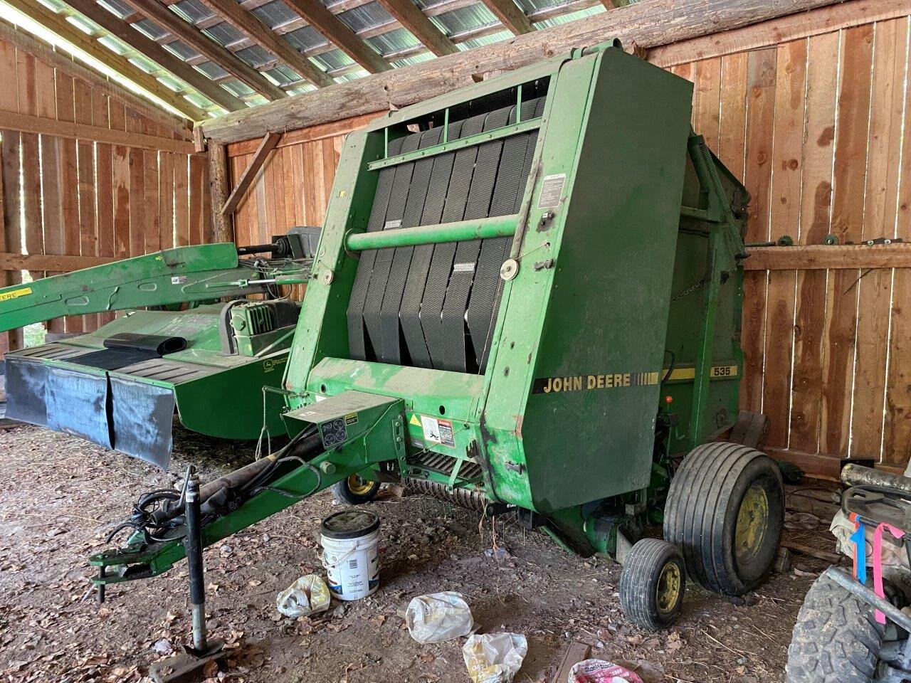 1996 John Deere 535 Round Baler #8734 AS