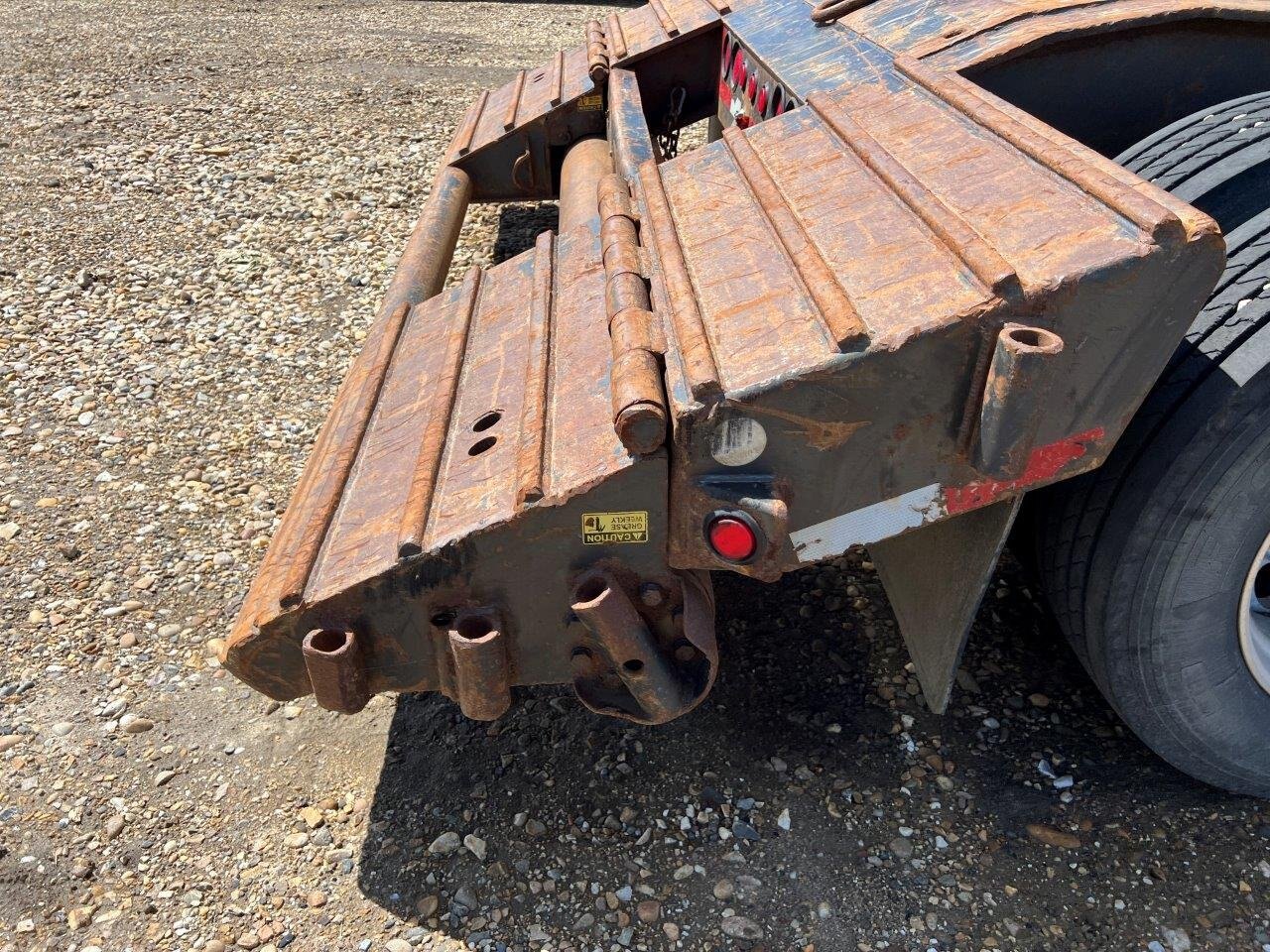 2009 Rayfab F53 60Ton Scissorneck Lowboy Trailer #8725 JF