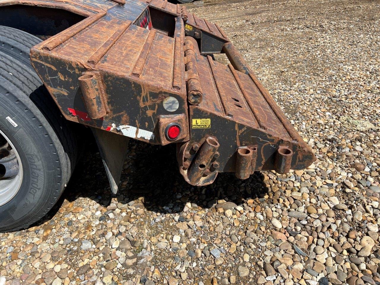 2009 Rayfab F53 60Ton Scissorneck Lowboy Trailer #8725 JF