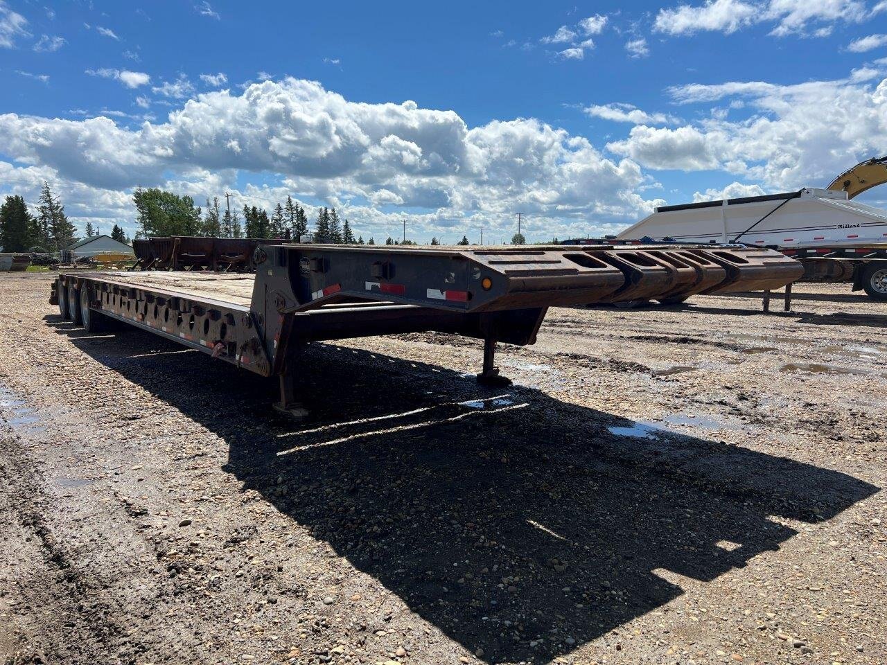 2009 Rayfab F53 60Ton Scissorneck Lowboy Trailer #8725 JF