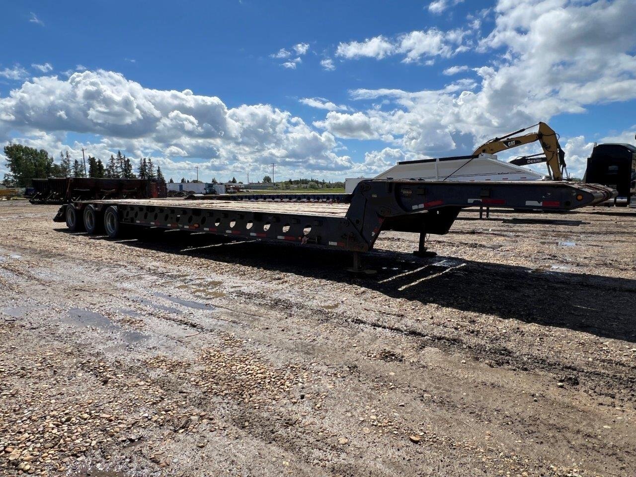 2009 Rayfab F53 60Ton Scissorneck Lowboy Trailer #8725 JF