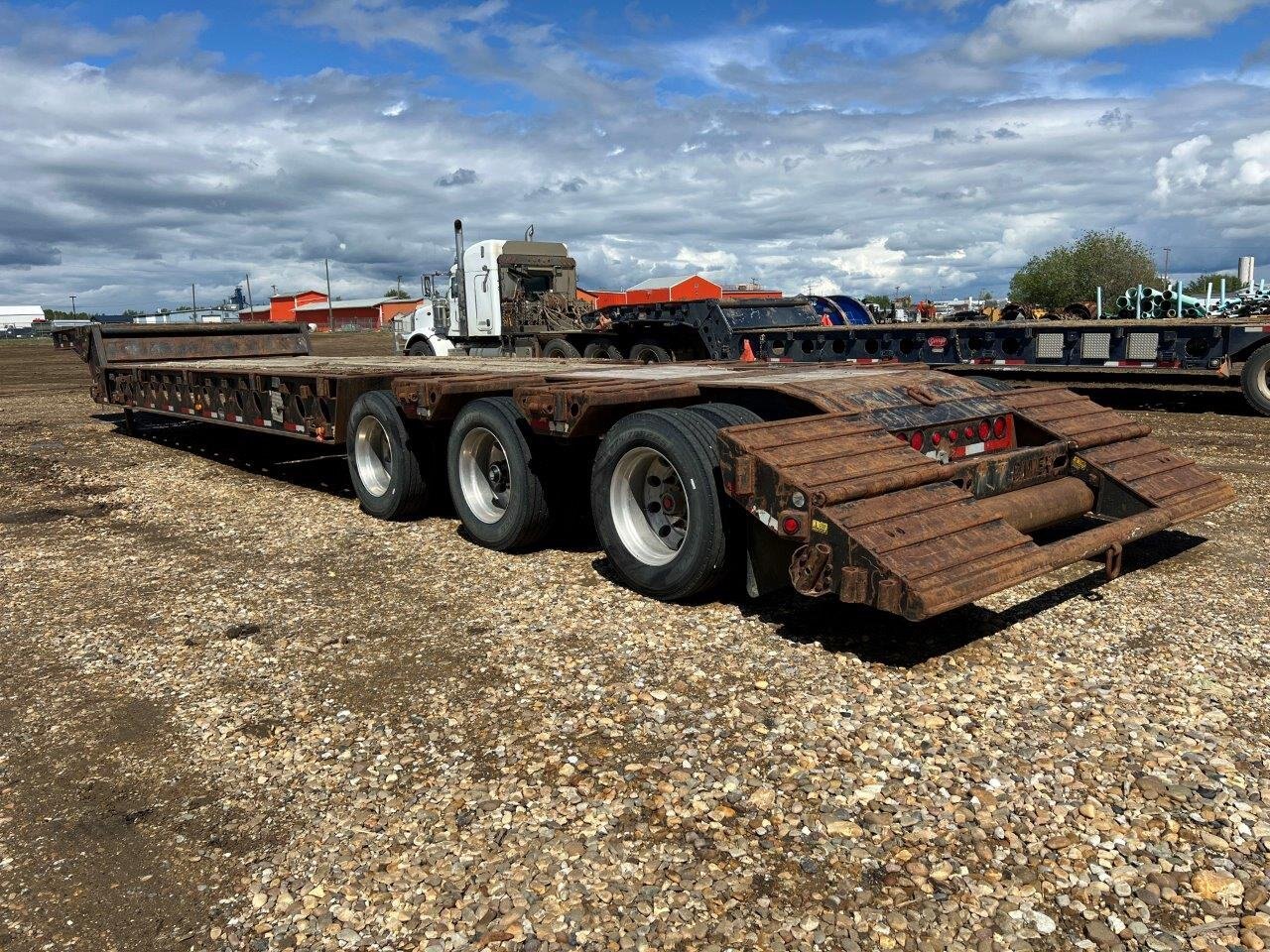 2009 Rayfab F53 60Ton Scissorneck Lowboy Trailer #8725 JF