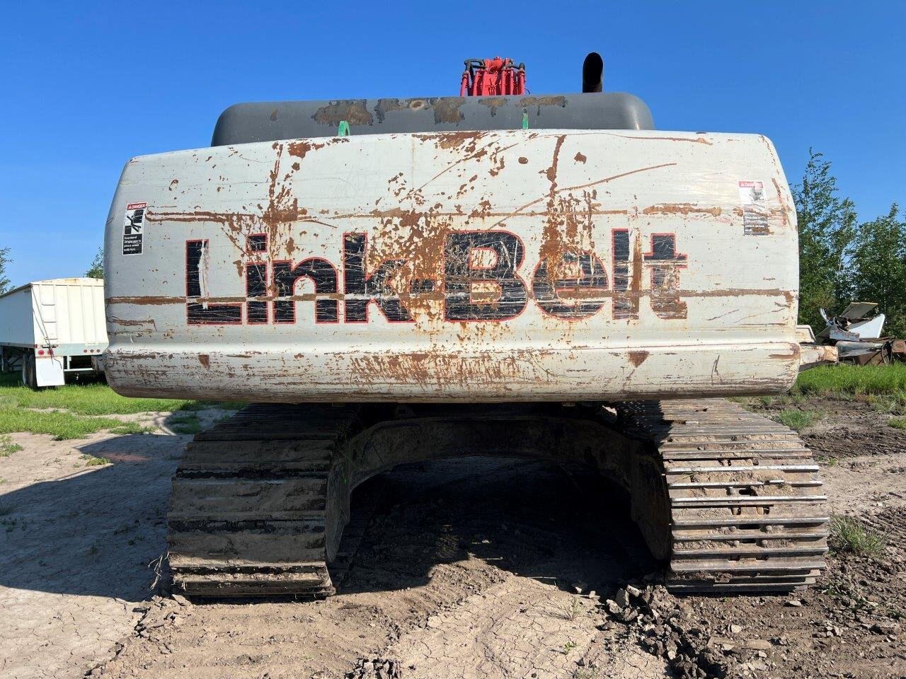 2008 LINKBELT 330 LX Excavator with Genesis LXP 300 Pulverizer AND Shear #8736 JF