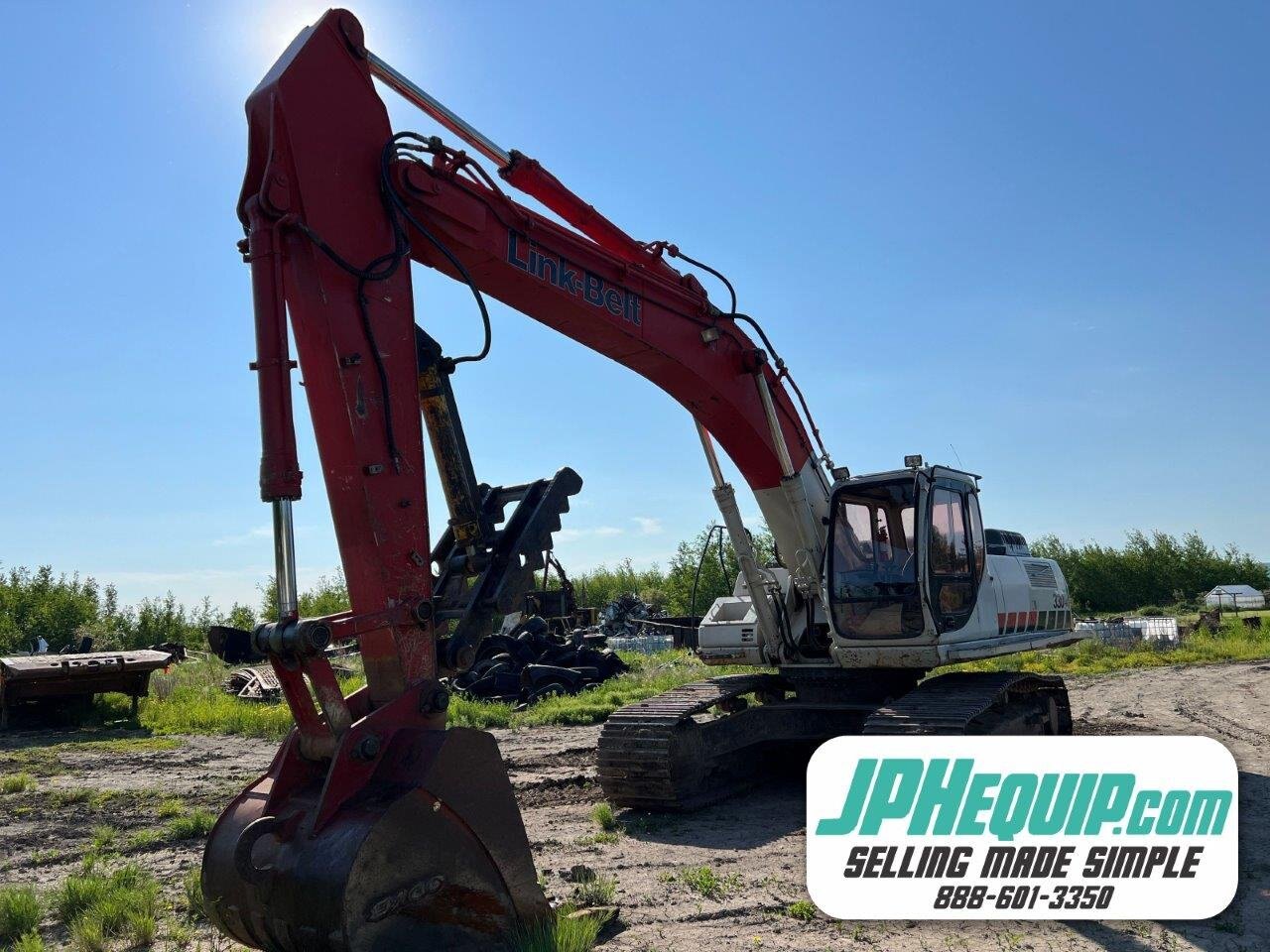 2008 LINKBELT 330 LX Excavator with Genesis LXP 300 Pulverizer AND Shear #8736 DP