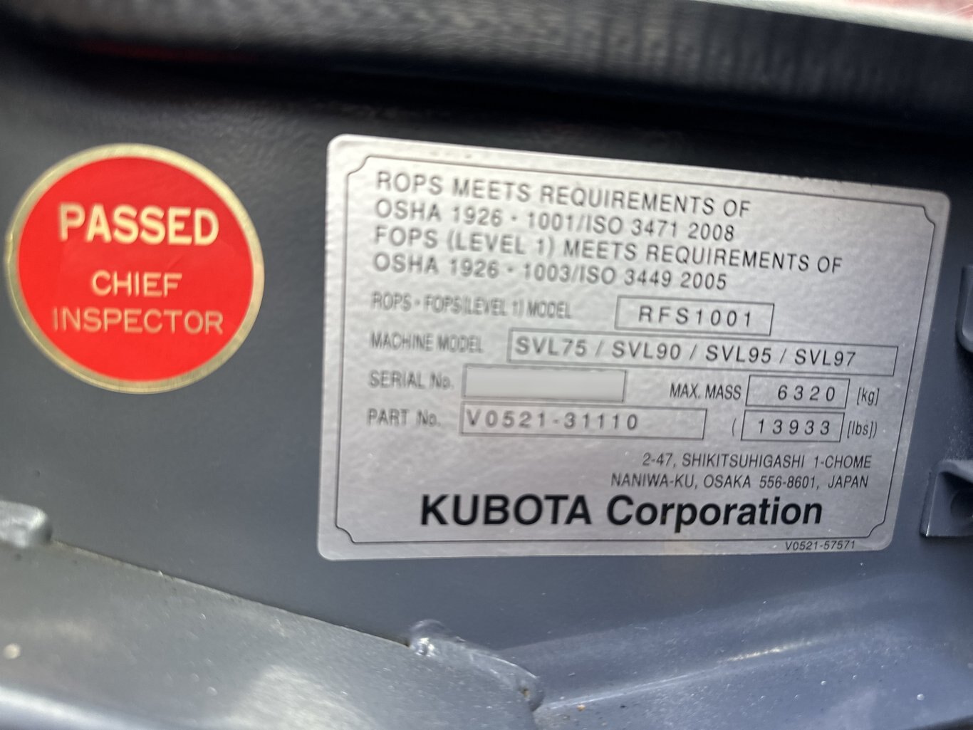 2022 KUBOTA SVL97 2 Compact Track Loader #8493 JA