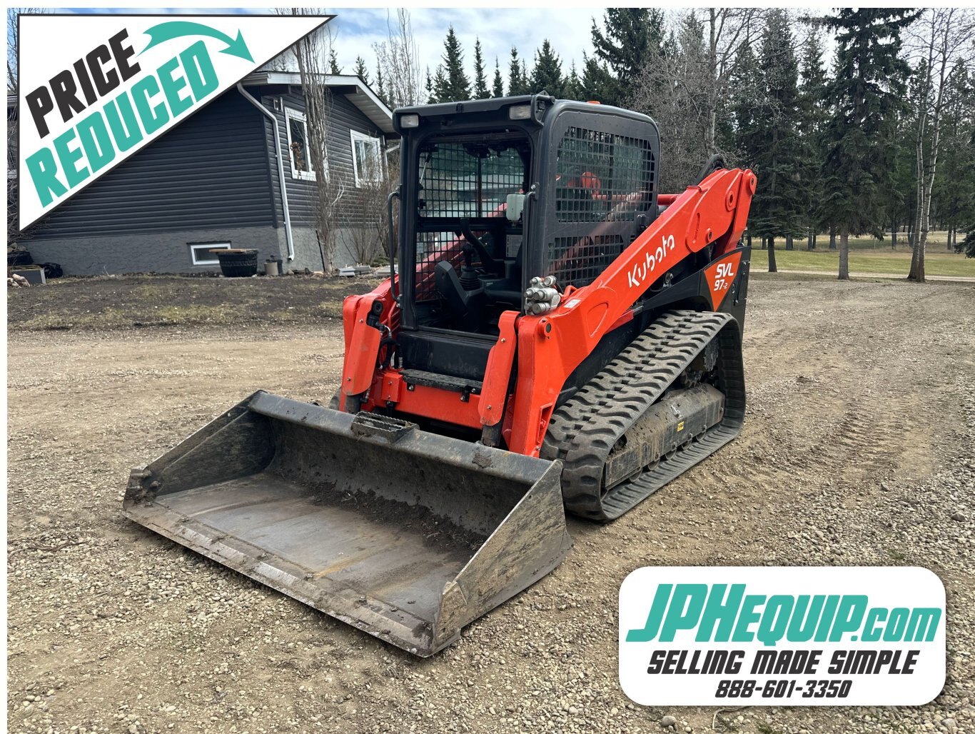 2022 KUBOTA SVL97-2 Compact Track Loader #8493 JA