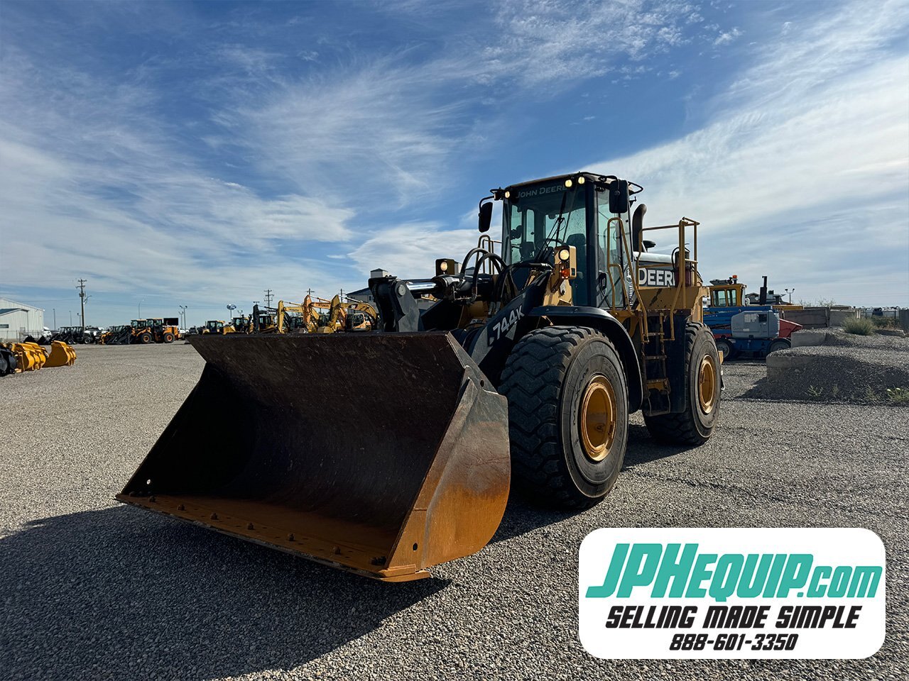 2012 Deere 744K Wheel Loader with quick attach - #8840 JPH