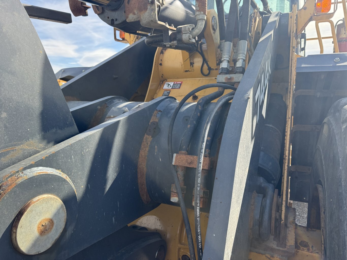 2012 Deere 744K Wheel Loader with quick attach #8840 JPH