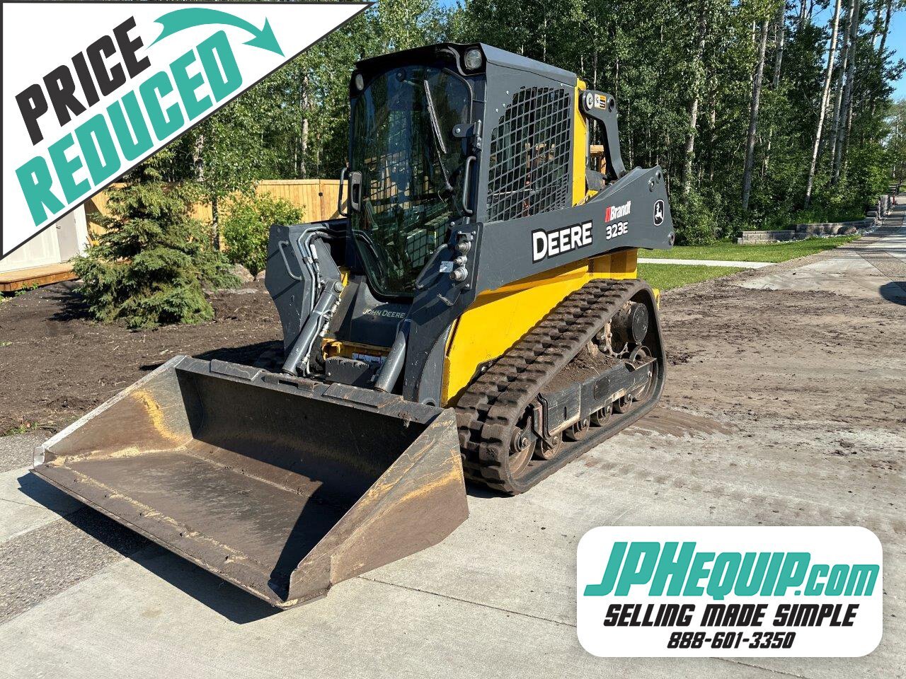 2018 Deere 323E Tracked Skid Steer - #8843 JA