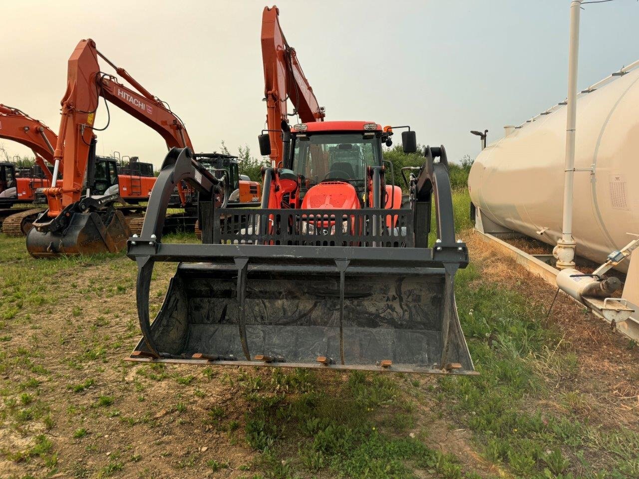 2020 Kubota M6S111D 114hp tractor with grapple #8845 JP