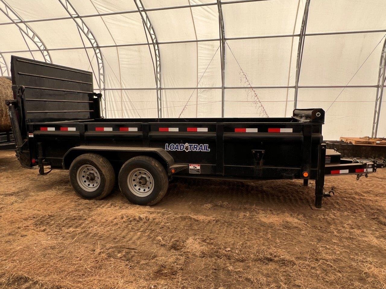 2014 Load Trail Low Pro Dump Trailer with ramp #8847 JF