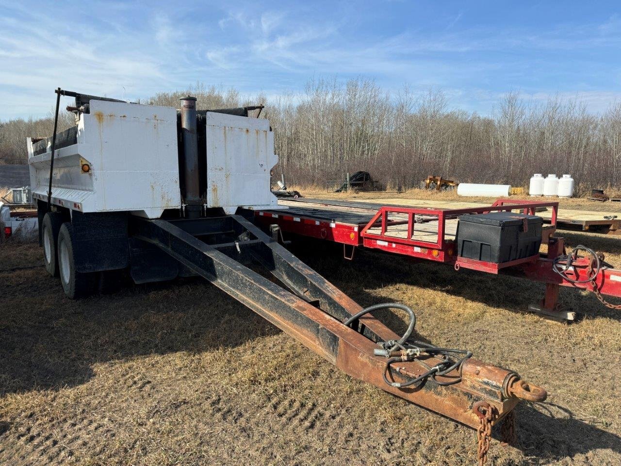 1986 Tandem Gravel Pup Trailer #8636 JP