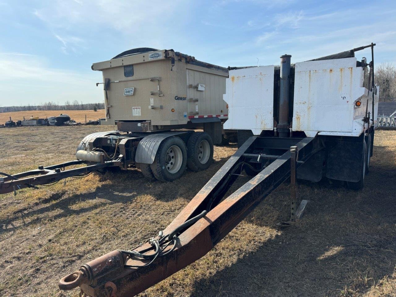 1986 Tandem Gravel Pup Trailer #8636 JP