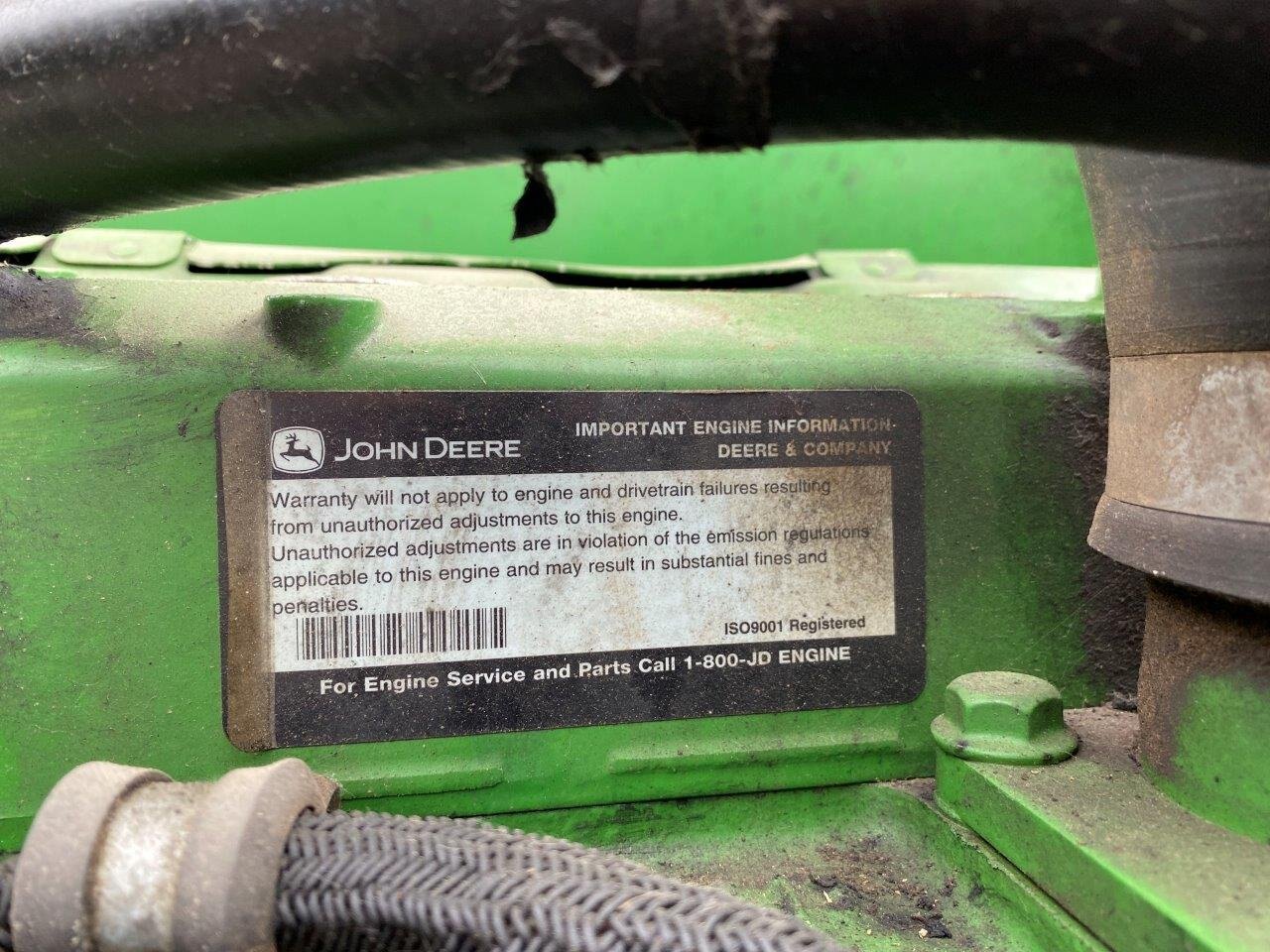 2014 John Deere 2154D Processor #8647 AS