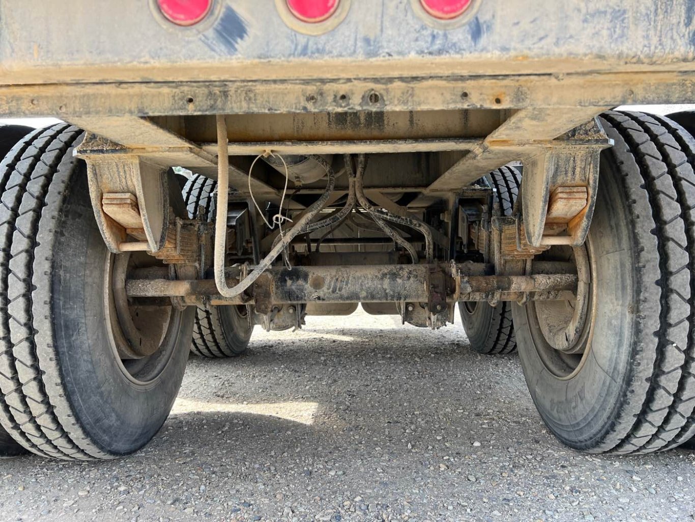 1995 Kenworth W900 Tandem Gravel Truck and 1999 Renn Tandem Pup Combo #8640 JF