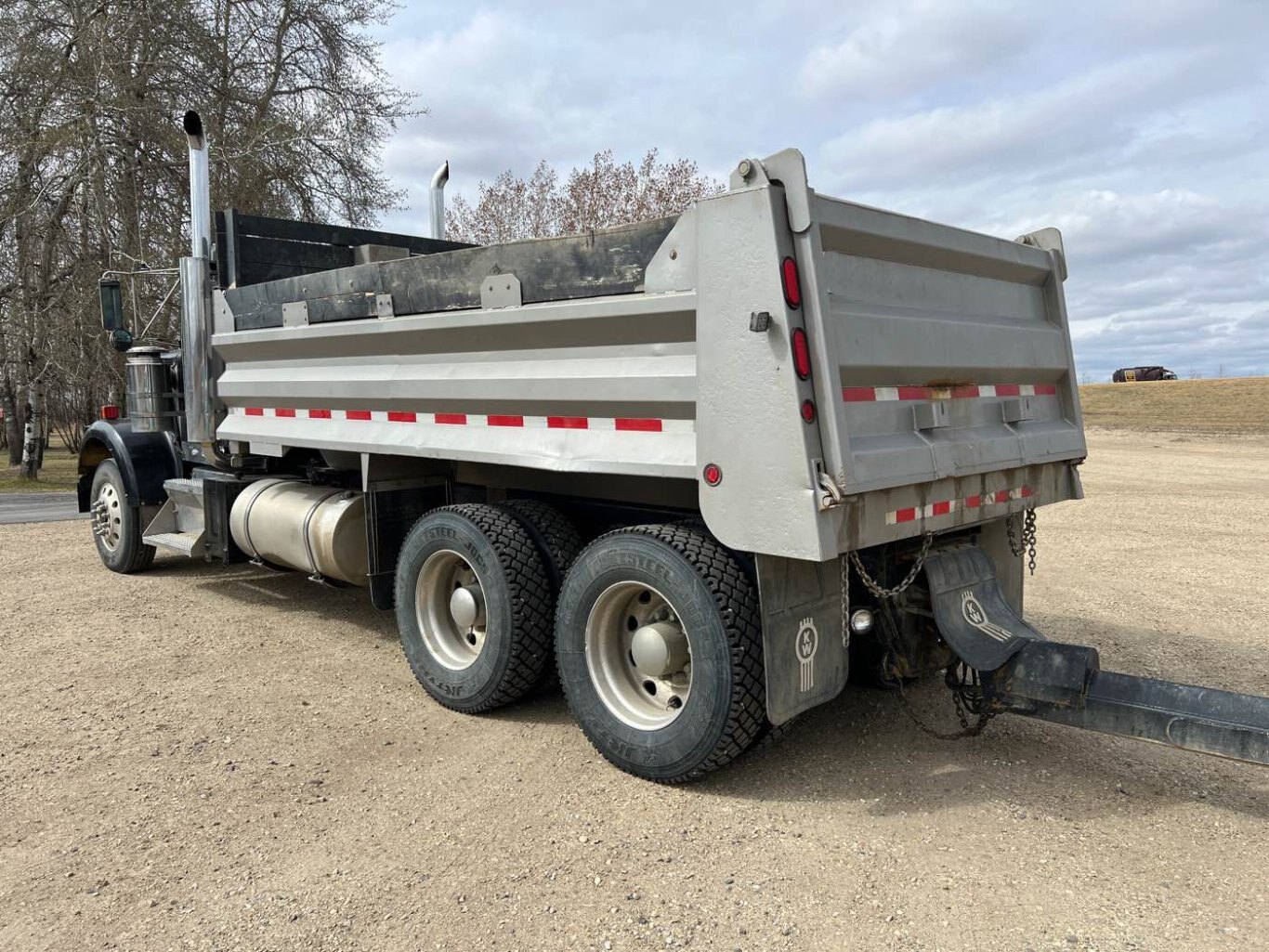 1995 Kenworth W900 Tandem Gravel Truck and 1999 Renn Tandem Pup Combo #8640 JF