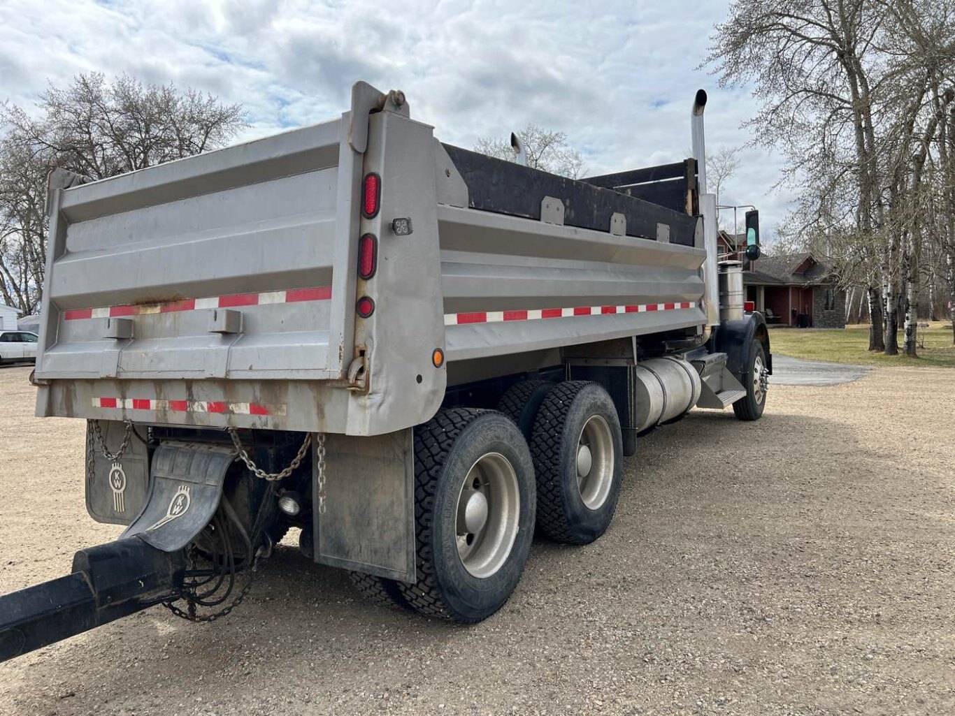 1995 Kenworth W900 Tandem Gravel Truck and 1999 Renn Tandem Pup Combo #8640 JF