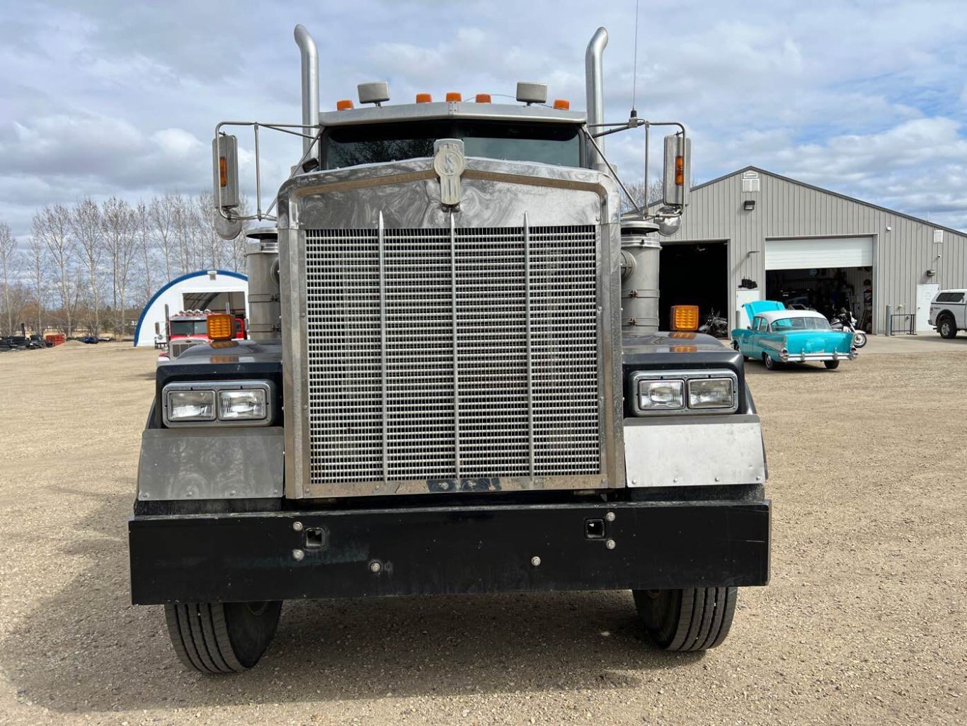 1995 Kenworth W900 Tandem Gravel Truck and 1999 Renn Tandem Pup Combo #8640 JF