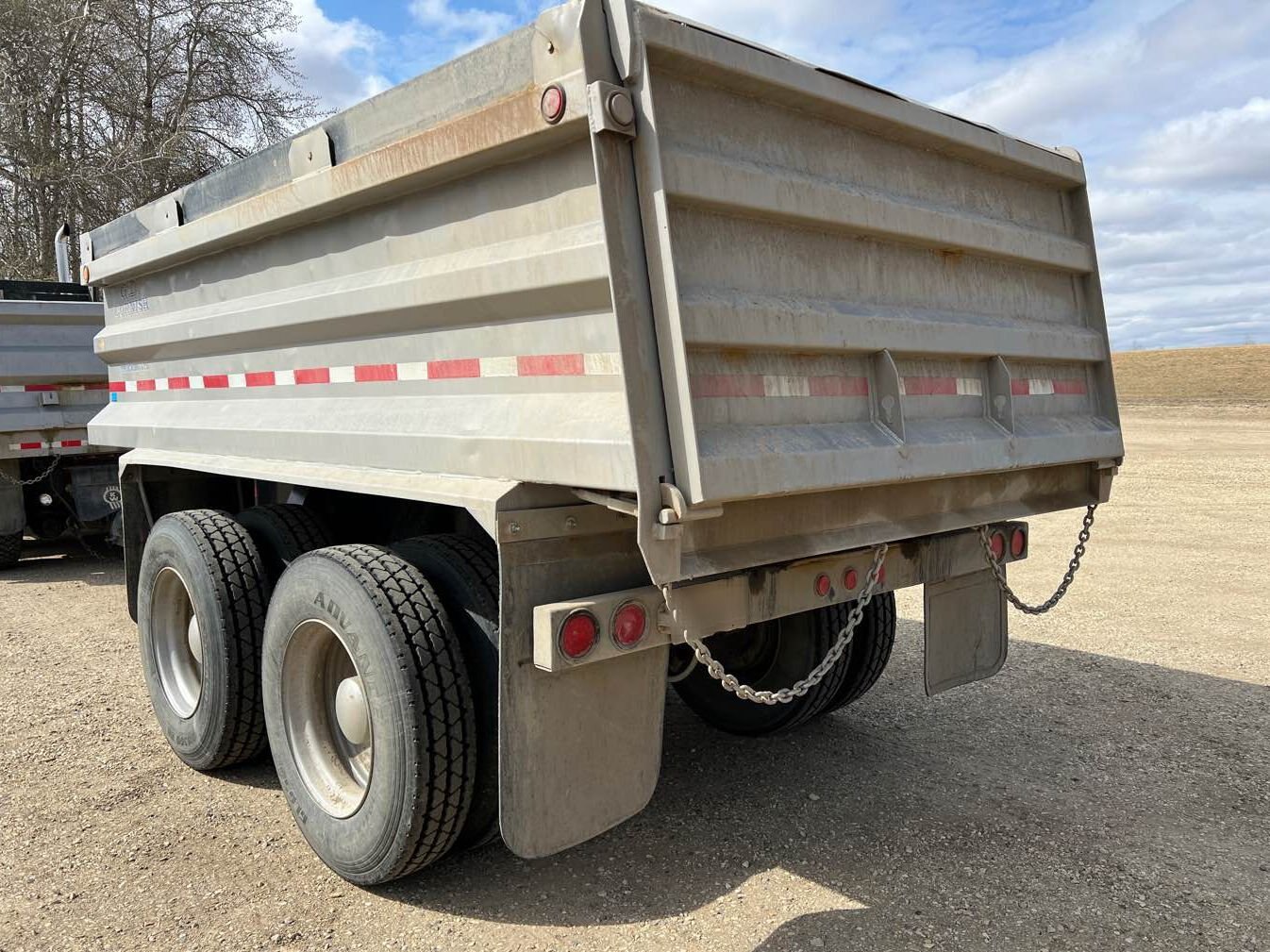 1995 Kenworth W900 Tandem Gravel Truck and 1999 Renn Tandem Pup Combo #8640 JF