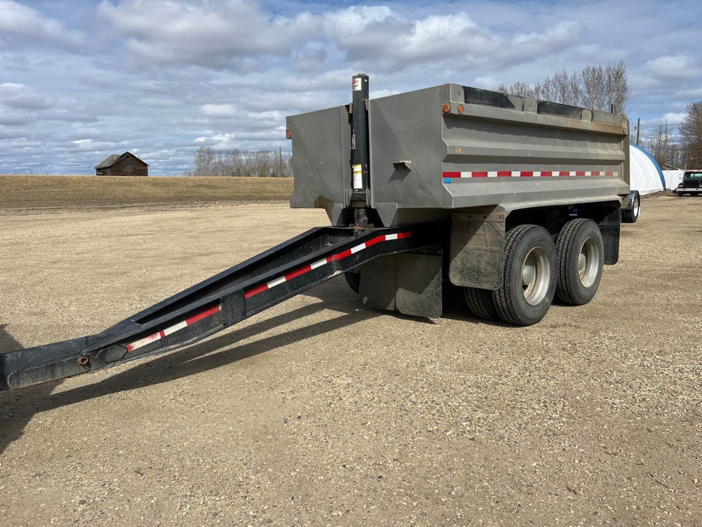 1995 Kenworth W900 Tandem Gravel Truck and 1999 Renn Tandem Pup Combo #8640 JF