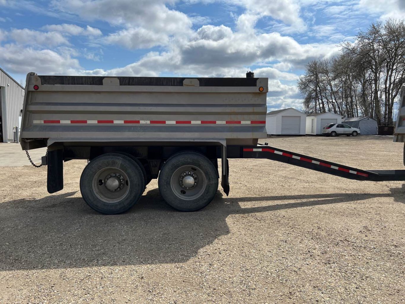 1995 Kenworth W900 Tandem Gravel Truck and 1999 Renn Tandem Pup Combo #8640 JF