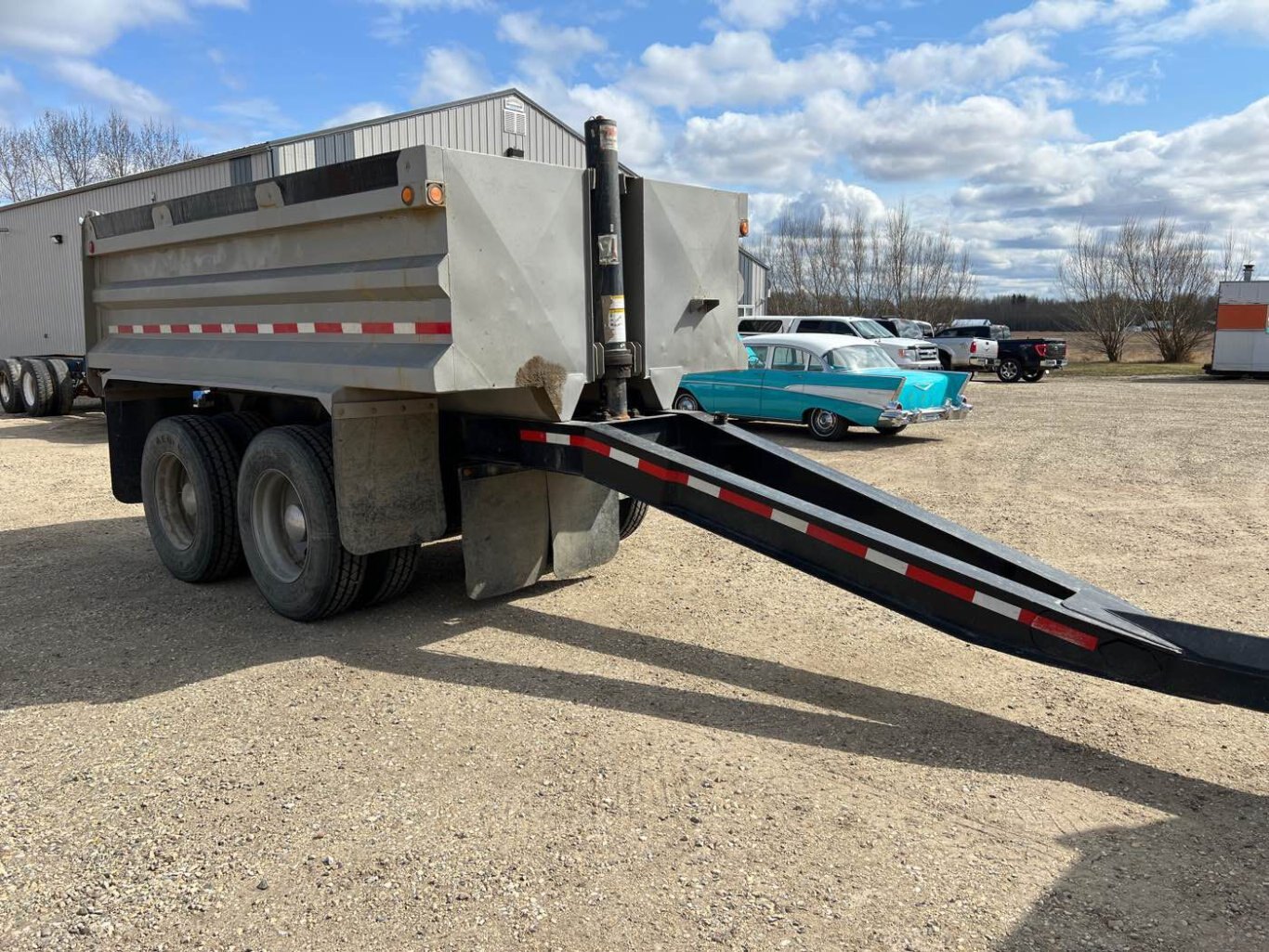 1995 Kenworth W900 Tandem Gravel Truck and 1999 Renn Tandem Pup Combo #8640 JF