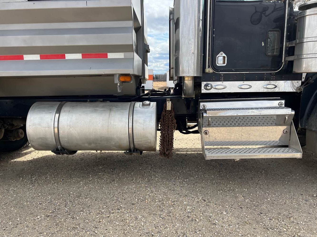 1995 Kenworth W900 Tandem Gravel Truck and 1999 Renn Tandem Pup Combo #8640 JF