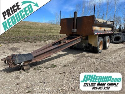 1993 McCoy Bros Tandem Gravel Pup Trailer #8639 DP